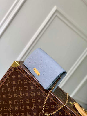 LV M83233 Louis Vuitton Wallet On Chain Lily Bag Blue Hour - Default Title - View 3