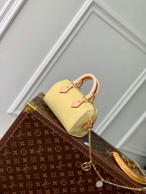 LV M83273 Louis Vuitton Nano Speedy Bag Yellow - Default Title - View 2