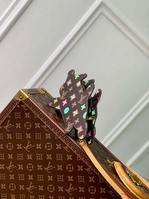 LV M83342 Louis Vuitton Playful Dog On Strap Wearable Wallet Chocolate - Default Title - View 2