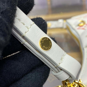 LV M83448 Louis Vuitton Easy Pouch On Strap Bag Monogram Empreinte Crame Pink - Default Title - View 8