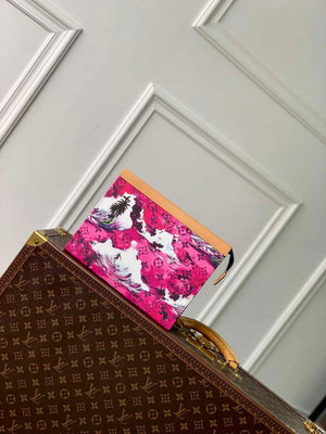 LV M83465 Louis Vuitton Pochette Voyage Nano City Bag Azalea Purple - Default Title - View 1