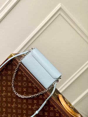 LV M83478 Louis Vuitton Twist West Pochette Epi leather Bag Ice Blue - Default Title - View 3