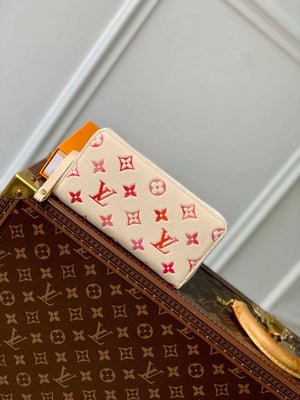 LV M83505 Louis Vuitton Zippy Wallet Sunrise Aquarelle Beige - Default Title - View 1