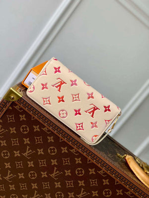 LV M83505 Louis Vuitton Zippy Wallet Sunrise Aquarelle Beige - Default Title - View 2