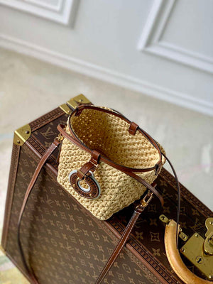 LV M83521 Louis Vuitton No¨¦ Purse Bag Natural / Tan - Default Title - View 9