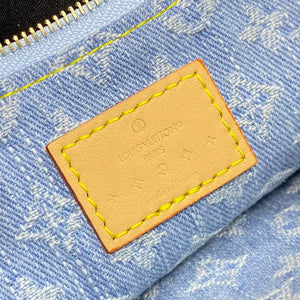LV M83532 Louis Vuitton Liv Pochette Monogram Denim Bag Sky Blue - Default Title - View 8