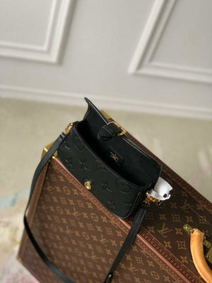 LV M83566 Louis Vuitton Nano Diane Bag Empreinte leather Black - Default Title - View 9