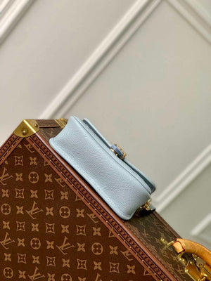LV M83592 Louis Vuitton Nano Diane Bag Monogram Empreinte leather Olympe Blue - Default Title - View 4