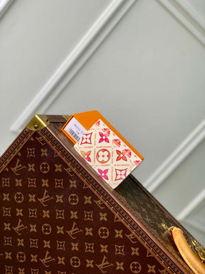 LV M83625 Louis Vuitton LV By The Pool Card Holder Coral - Default Title - View 1