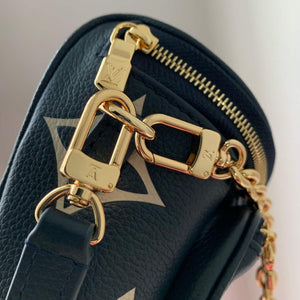 LV M85636 Louis Vuitton Mini Bumbag Navy Blue / Cream - Default Title - View 6