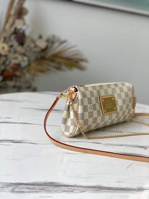 LV N55214 Louis Vuitton M95567 EVA Shoulder Bag N55213 Damier Azur Canvas - Default Title - View 2