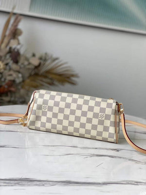 LV N55214 Louis Vuitton M95567 EVA Shoulder Bag N55213 Damier Azur Canvas - Default Title - View 3