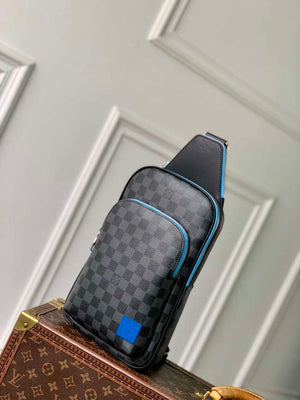 LV N00086 Louis Vuitton Avenue Slingbag Indigo Blue - Default Title - View 2