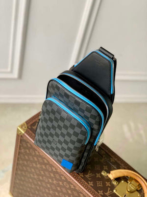 LV N00086 Louis Vuitton Avenue Slingbag Indigo Blue - Default Title - View 9