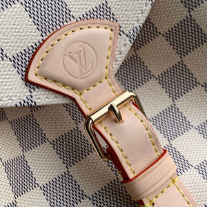 LV N00120 Louis Vuitton Montsouris PM Backpack Damier Azur - Default Title - View 5