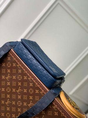 LV N40438 Louis Vuitton Trio Messenger Bag Blue - Default Title - View 4