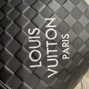 LV N40443 Louis Vuitton Keepall Bandouliere 50 Bag Black Graphite - Default Title - View 5