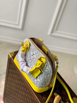 LV N40447 Louis Vuitton Alma BB Bag Yellow - Default Title - View 9