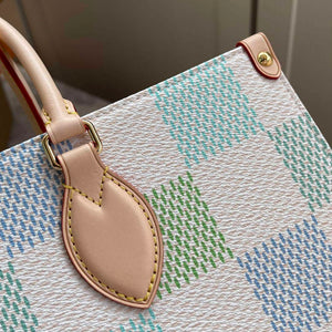 LV N40518 Louis Vuitton OnTheGo MM Tote Bag Pistachio - Default Title - View 7