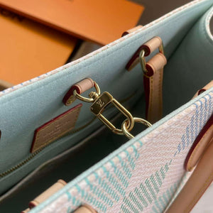 LV N40518 Louis Vuitton OnTheGo MM Tote Bag Pistachio - Default Title - View 8