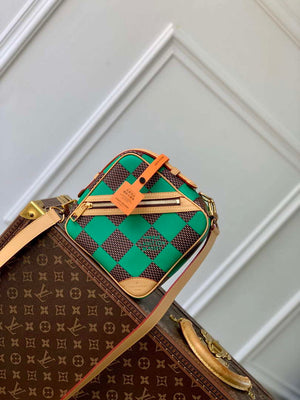 LV N40563 Louis Vuitton Chess Messenger Bag Green - Default Title - View 2