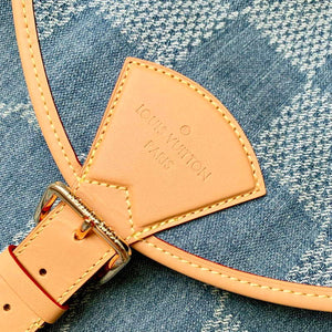 LV N40708 Louis Vuitton Montsouris Backpack Blue - Default Title - View 5