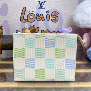 LV N40740 Louis Vuitton Toilet Pouch Bag Pistachio Green - Default Title - View 1