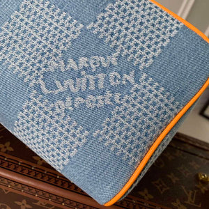 LV N40753 Louis Vuitton Locker Dopp Kit Bag Blue - Default Title - View 7