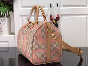LV N41052 Louis Vuitton Speedy Bandoulière 30 Damier Azur - Default Title - View 2