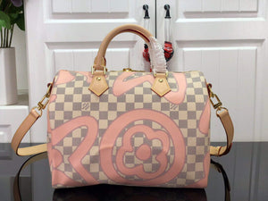 LV N41052 Louis Vuitton Speedy Bandoulière 30 Damier Azur - Default Title - View 3