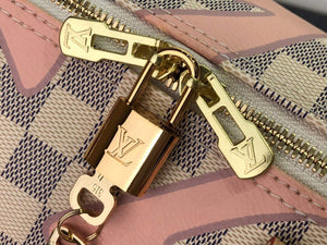 LV N41052 Louis Vuitton Speedy Bandoulière 30 Damier Azur - Default Title - View 6