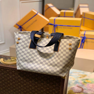 LV N41179 Louis Vuitton Cabas PM Plan Soleil Shoulder Tote Bag - Default Title - View 2