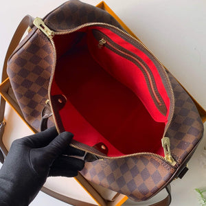 LV N41366 Louis Vuitton Speedy 35 Damier Ebene M41111 - Default Title - View 9