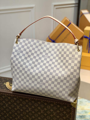 LV N42233 Louis Vuitton Graceful MM Damier azur canvas - Default Title - View 2