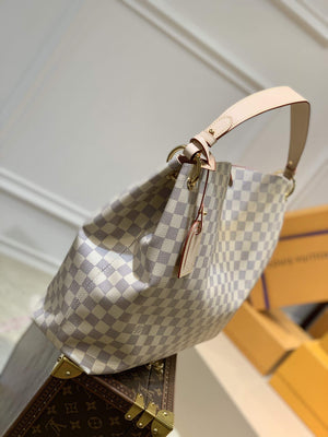 LV N42233 Louis Vuitton Graceful MM Damier azur canvas - Default Title - View 3