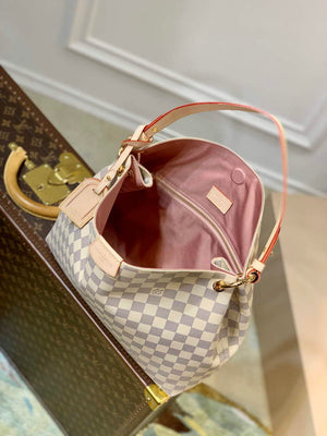 LV N42249 Louis Vuitton Graceful PM M43701 Damier Azur - Default Title - View 7