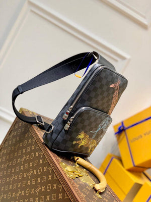 LV N45277 Louis Vuitton Avenue Slingbag Black - Default Title - View 3