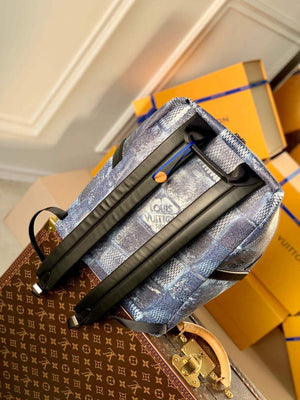 LV N50060 Louis Vuitton Discovery Backpack Ocean Blue - Default Title - View 2