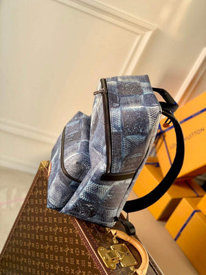 LV N50060 Louis Vuitton Discovery Backpack Ocean Blue - Default Title - View 3