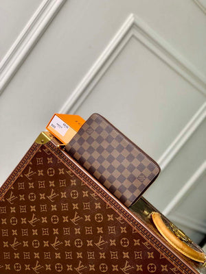 LV N60003 Louis Vuitton Zippy Wallet Damier Ebene - Default Title - View 1