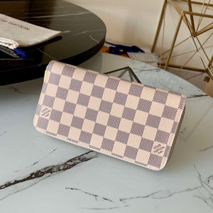 LV N63503 Louis Vuitton Zippy Wallet Damier Azur - Default Title - View 3
