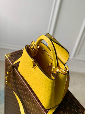 LV N81196 Louis Vuitton Capucines BB Handbag Yellow - Default Title - View 8