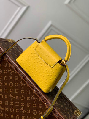 LV N81196 Louis Vuitton Capucines Mini Handbag Yellow - Default Title - View 2