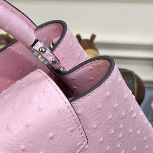 LV N81279 Louis Vuitton Capucines BB Handbag Rose Calypso - Default Title - View 6
