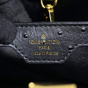 LV N81279 Louis Vuitton Capucines MM Handbag Black - Default Title - View 7