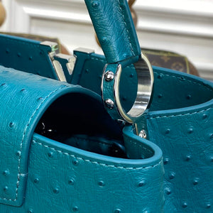 LV N81279 Louis Vuitton Capucines MM Handbag Lake blue - Default Title - View 7