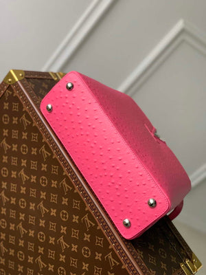 LV N81279 Louis Vuitton Capucines MM Handbag Plum - Default Title - View 4