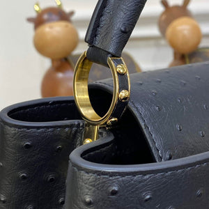 LV N81523 Louis Vuitton Capucines BB Handbag Black - Default Title - View 7