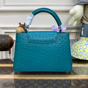 LV N81523 Louis Vuitton Capucines BB Handbag Lake blue - Default Title - View 2