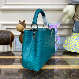 LV N81523 Louis Vuitton Capucines BB Handbag Lake blue - Default Title - View 3